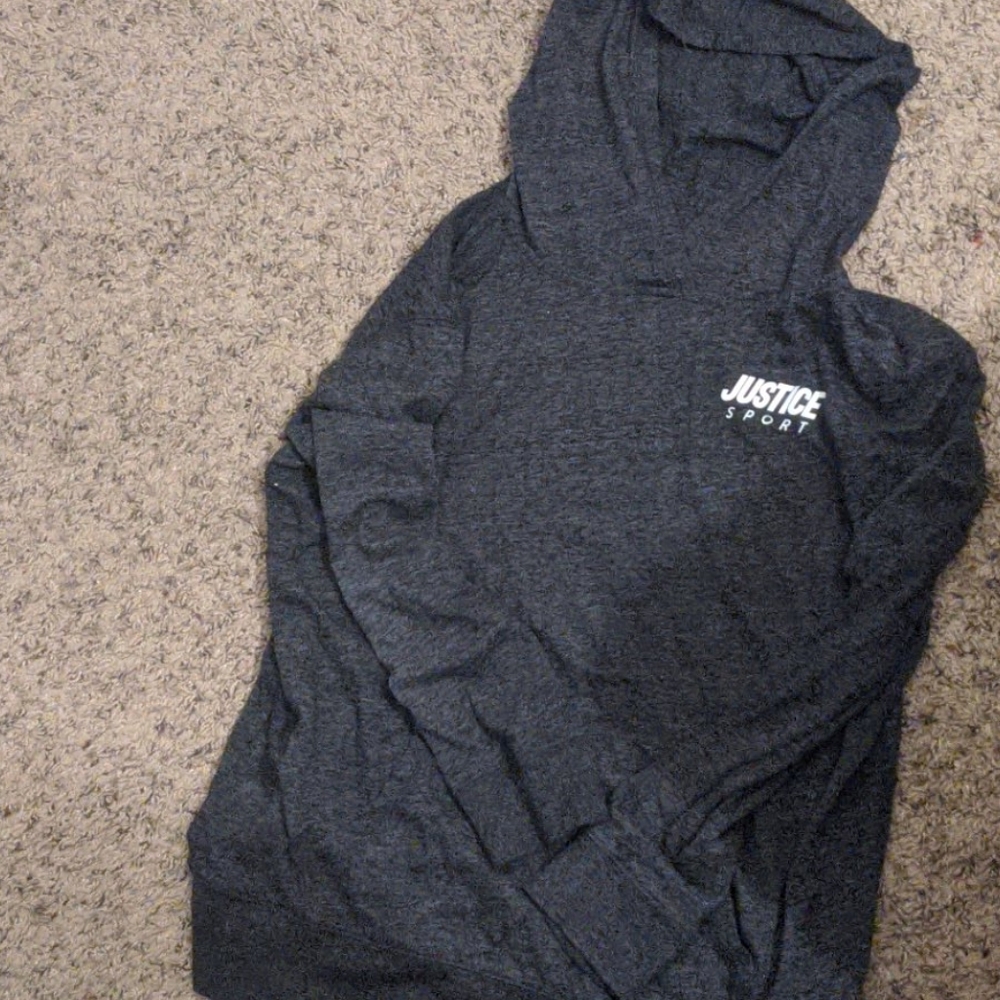 Justice active wear hoodie